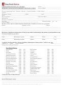 Child/adolescent (6+) Speech Pathology History Form