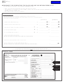 Sample Form - Worksheet For Completing The Sales And Use Tax Return Form 01-117
