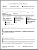 Long Term Care Facility - Self-reported Incident Form