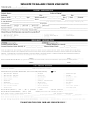 Patient Information Form - Ballard Vision Associates