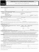 Authorization To Use Or Disclose Health Care Information Form - Washington