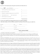 Form D1 - Dayton Individual/joint Filing Declaration Of Estimated Tax - 2007