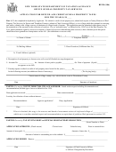 Form Rp-556 - Application For Refund And Credit Of Real Property Taxes - 2006