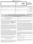 Form 1099me - Maine Pass-through Withholding - 2007