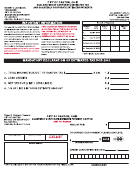 Mandatory Declaration Of Estimated Tax Sheet - 2007 Printable pdf