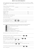 Dhs Evaluation Request Form