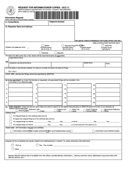 Texas Ucc Statement Service Termination Request Form