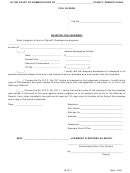 Form M-2f-1 - Praecipe For Judgment Form - Court Of Common Pleas - Pennsylvania