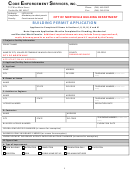 Fillable Building Permit Application Form Printable pdf