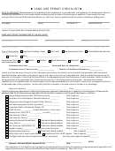 Land Use Permit Checklist Form