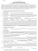 Form 539 - Application For Permit
