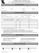 Va Enrollment Certification Form