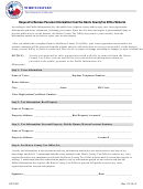 Form Opt-001 - Request To Remove Personal Information From The Harris County Tax Office Website