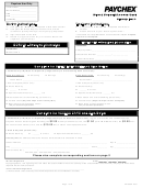 Direct Deposit/access Card Signup Form