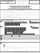 Form 3 - Verification Of Out-of-state Licensure, Registration And/or Examination Form