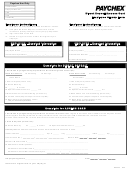Direct Deposit/access Card Employee Signup Form