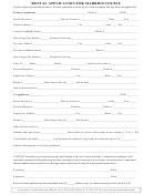 Rental Application For Married Couple Form