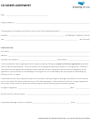 Cosigner Agreement Template