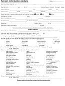 Patient Update Form - Health History - Consent