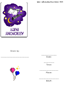 Astronomy Party Invitation Template