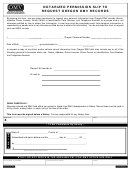 Form 735-7297 - Notarized Permission Slip To Request Oregon Dmv Records
