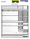 Fillable Form Ar1002 - Fiduciary Return - 2010 Printable pdf