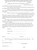 Form Affidavit For Reimbursement From Oklahoma State Treasurer's Office, Unclaimed Property Division