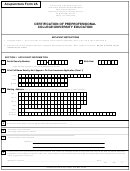 Acupuncture Form 2a - Certification Of Pre-professional College/university Education