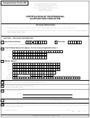 Acupuncture Form 2b - Certification Of Professional Acupuncture Education