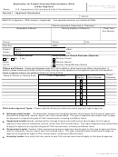 Form Hud-92001-a - Application For Federal Housing Administration (fha) Lender Approval - U.s. Department Of Housing And Urban Development