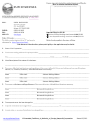 Form 65 - Application For Amended Certificate Of Authority Of Foreign Nonprofit Corporation