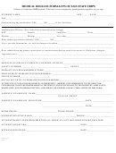 Form 119 - Medical Release Form-lcps Out-of-state Trips - 1998