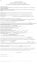 Application For Environmental Permit Chapter 167 