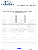 Form Gc-2b - Application For Games Of Chance License - New York Division Of Charitable Gaming