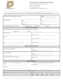 Fillable Food Service Application Form Printable pdf