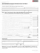 Form 807 - Michigan Composite Individual Income Tax Return - 2007