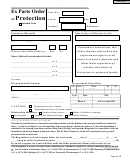 Ex Parte Order Of Protection Form
