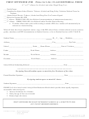 First Offender (pri - Prime For Life) Class Referral Form