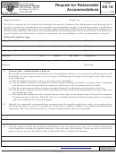 Form Ds-18 - Request For Reasonable Accommodations - City Of San Diego Development Services - 2009