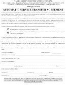 Automatic Service Transfer Agreement Form