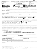 Connect Or Disconnect Form - Electric Service Request