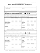 Form Ds-de 143 - Minority Appointment Reporting Form - 2014
