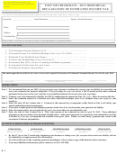 Form D-1 - 2015 Individual Declaration Of Estimated Income Tax