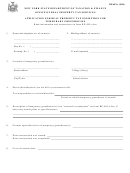 Form Rp483-c - Application For Real Property Tax Exemption For Temporary Greenhouses