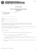 Form Fin462 - Workers' Comp Self-insured Group Pledge/trust Document Form - Texas Department Of Insurance