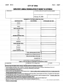 Form Iw-3 - Employer's Annual Reconciliation Of Income Tax Withheld - 2007