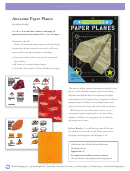 Awesome Paper Planes Template