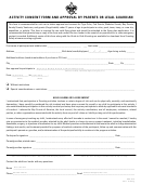 Form 680-673 - Activity Consent Form And Approval By Parents Or Legal Guardian