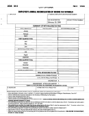 Form Iw-3 - Empoyer's Annual Reconciliation Of Income Tax Withheld - 2008