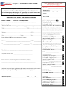 Request Authorization Form